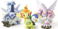  LIMITED EDITION Pokemon Diamond Pearl Figure! "Dialkia", Pocchama & Naetle & Hikozaru Collection, "Palkia" Figures 